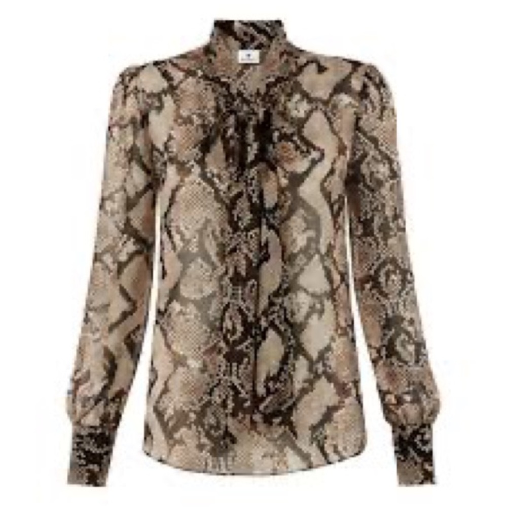 Altuzarra For Target Women's Brown Python Print C… - image 1